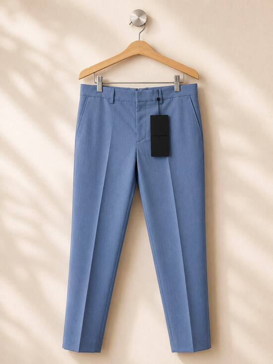 The Kooples Other - Kooples Blue Wool Modern Slim Pants Size 48 / US 32 New with tags